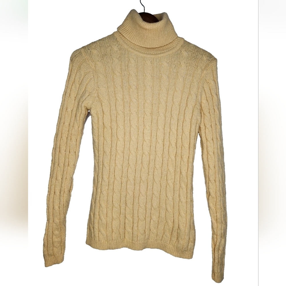Contemporaine Par Simons Turtleneck Sweater in Yellow Size M
